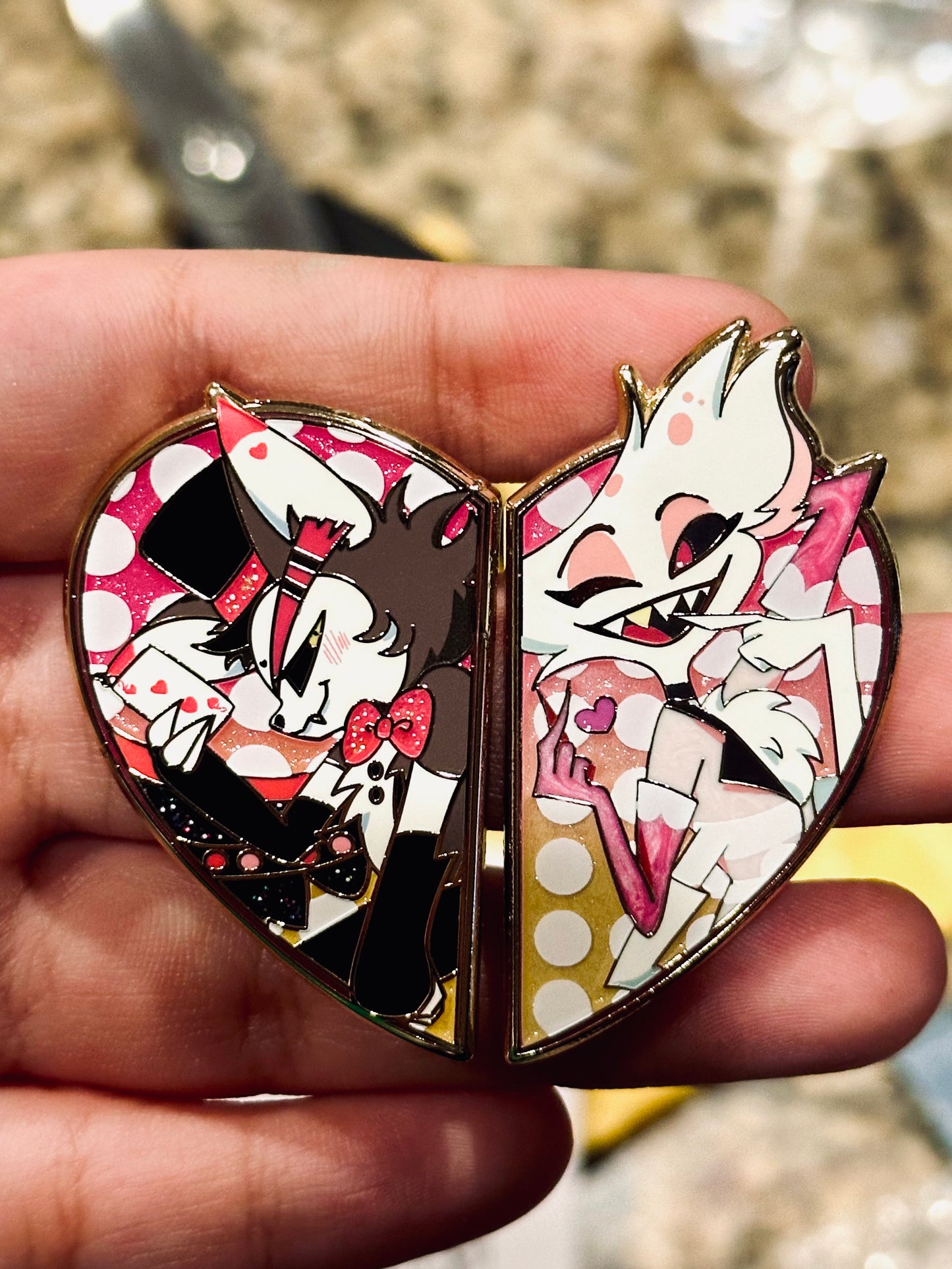 Husk and Angel Heart Pins