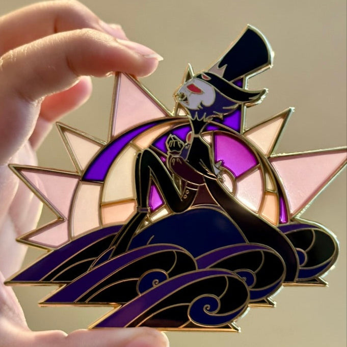 Stolas Stain Glass Apology Tour Pin